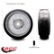 Service Caster 8" x 2" Rubber Tread on Cast Iron Keyed Drive Wheel - 5/8" Bore - SCC-RSS820-58-KW-2SS - alternate 2